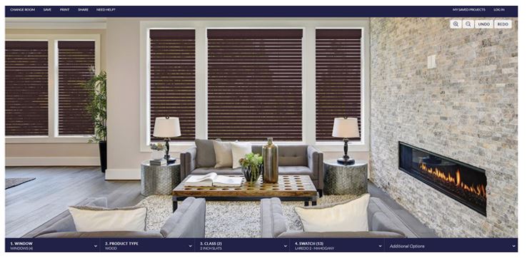 Major Blinds Manufacturer Utilizing Visualization to Sell Window Coverings